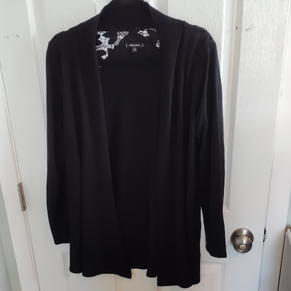 Stella & Dot Black Cardigan Sweater